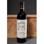 6 Flaschen 1995 Chateau la tour Carnet, Haut Medoc, Bordeaux, Rotwein, 0,75l, enthält Sulfite