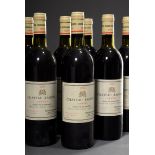 10 Flaschen 1986 Chateau Rahoul, Graves, Bordeaux, Rotwein, 0,75l, enthält Sulfite