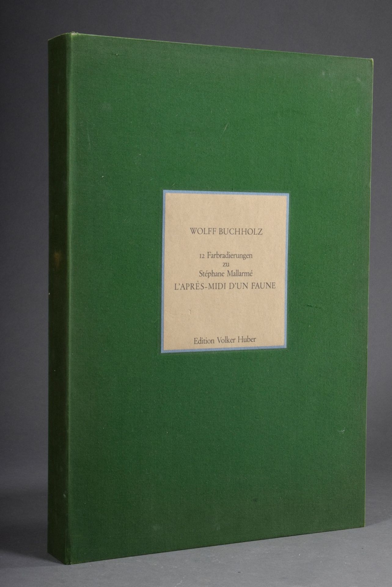 Buchholz, Wolff (*1935) "12 Farbradierungen zu Stéphane Mallarmé - L'Après-Midi d'un faune" 1974/75 - Bild 2 aus 3