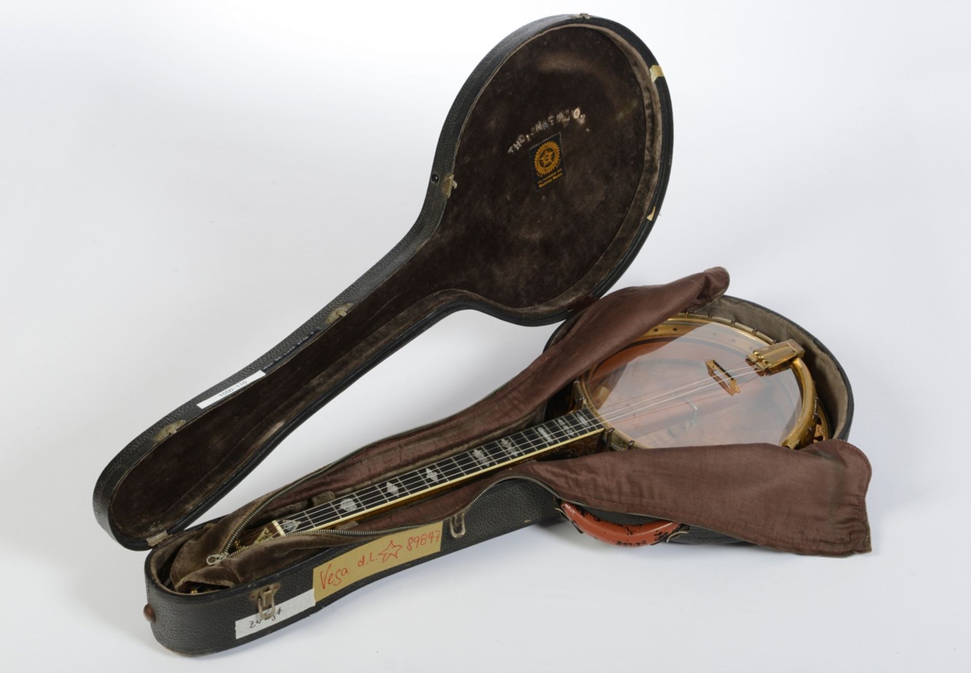 Tenor Banjo, The Vega Co./Boston Massachusetts, Modell Vegaphone Deluxe, Seriennummer 89847, vergol - Bild 22 aus 24