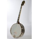 Tenor Banjo, The Bacon Banjo Co. Inc., Groton Connecticut, Modell Silver Bell No.1, Seriennummer 24