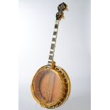 Tenor Banjo, The OME Company, Boulder Colorado, Modell Gold Mogul (Custom), USA 1991, Seriennummer