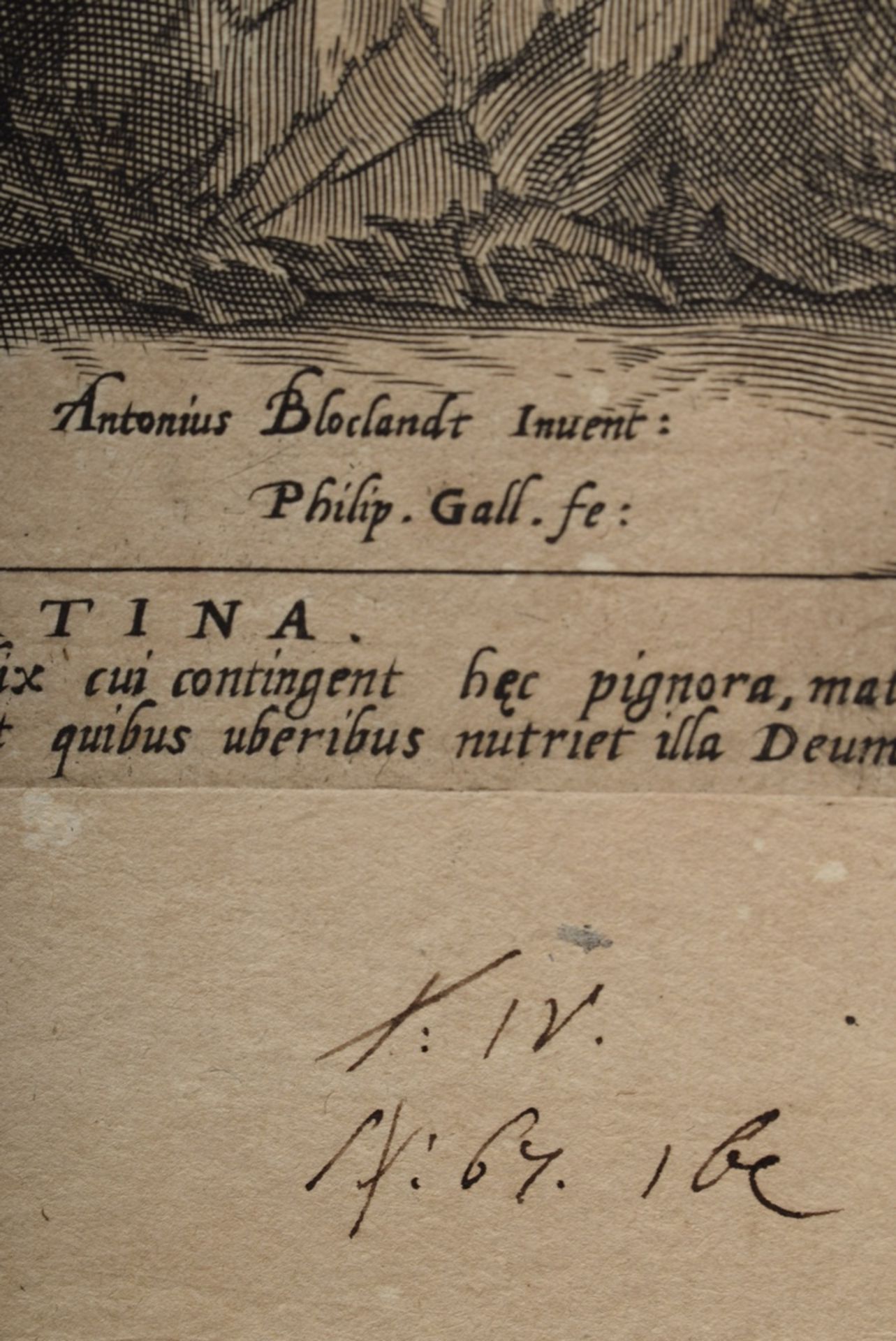 8 Galle, Philip (1537-1612) "Sibyllen", Kupferstiche, nach Anthonis van Blocklandt (1532-1583), je  - Bild 10 aus 10