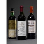 3 Flaschen diverse spanische Rotweine: 1x 1994 Marques Murrieta Ygay, Rioja Alta, 1x 1972 Vina Albi