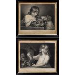 2 Miller, William (1796-1882) "Animal Affection" und "Innocent Recreation" 1799, Punktierstiche, ge