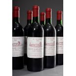 8 Flaschen 1986 Chateau Lafite-Canteloup, Haut-Medoc, Bordeaux, Rotwein, 0,75l, enthält Sulfite