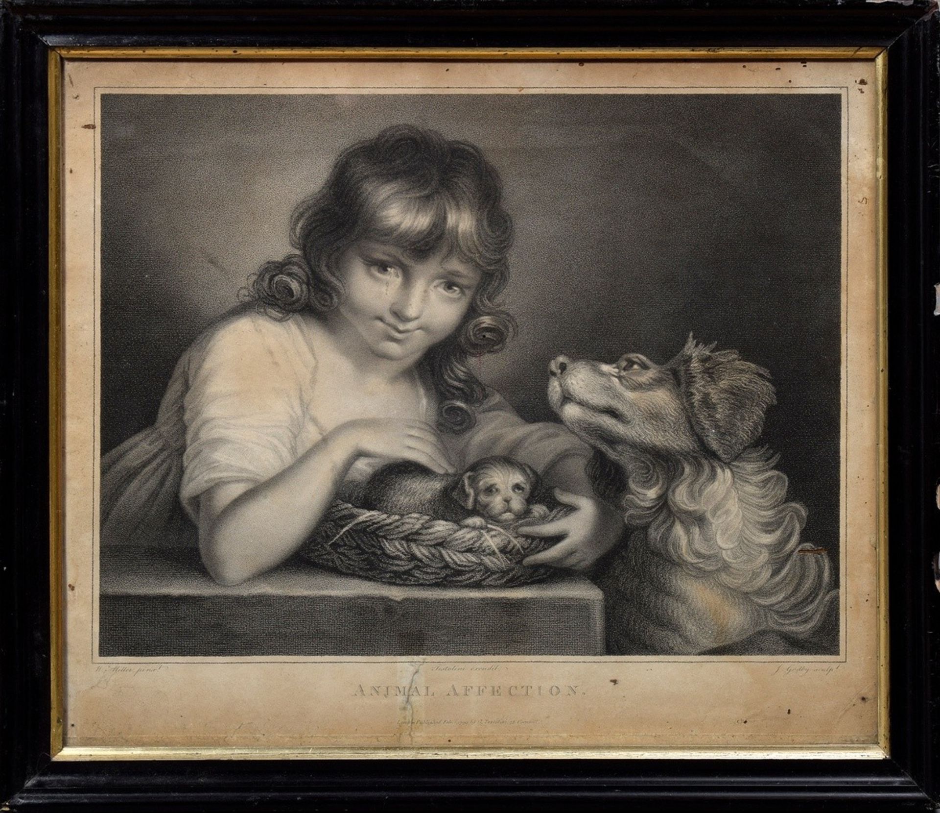 2 Miller, William (1796-1882) "Animal Affection" und "Innocent Recreation" 1799, Punktierstiche, ge - Bild 10 aus 10