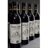 10 Flaschen 1988 Chateau de Lamarque, Haut-Medoc, Bordeaux, Rotwein, 0,75l, enthält Sulfite