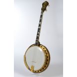 Tenor Banjo, Epiphone Banjo Company, House of Strathopoulo Inc./New York, Modell Recording Art Delu