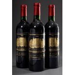 3 Flaschen 1988 Chateau Palmer, Margaux, Bordeaux, Rotwein, 0,75l, enthält Sulfite