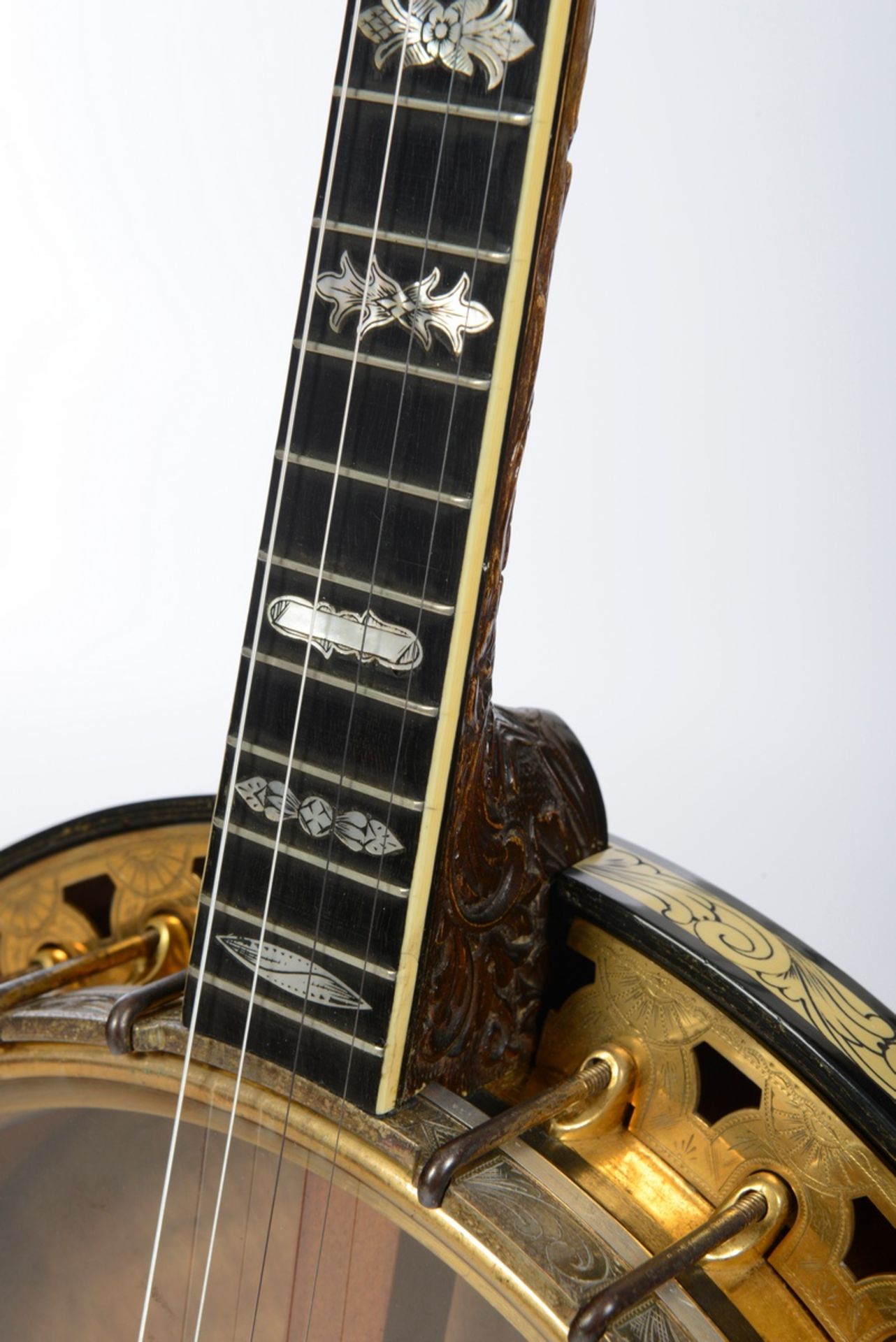 Tenor Banjo, The Vega Co./Boston Massachusetts, Modell Vegaphone Deluxe, Seriennummer 89847, vergol - Bild 5 aus 24