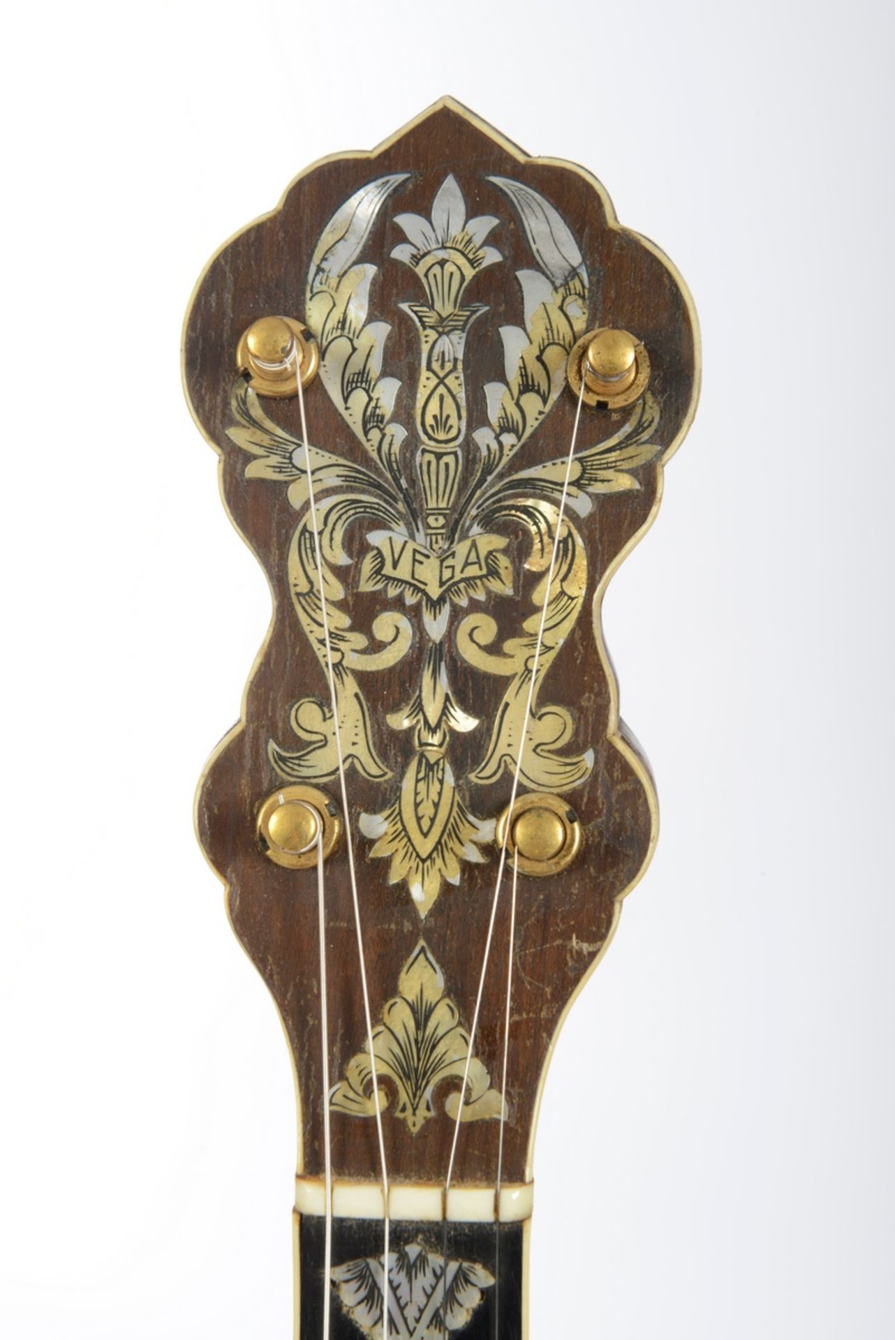 Tenor Banjo, The Vega Co./Boston Massachusetts, Modell Vegaphone Deluxe, Seriennummer 89847, vergol - Bild 3 aus 24
