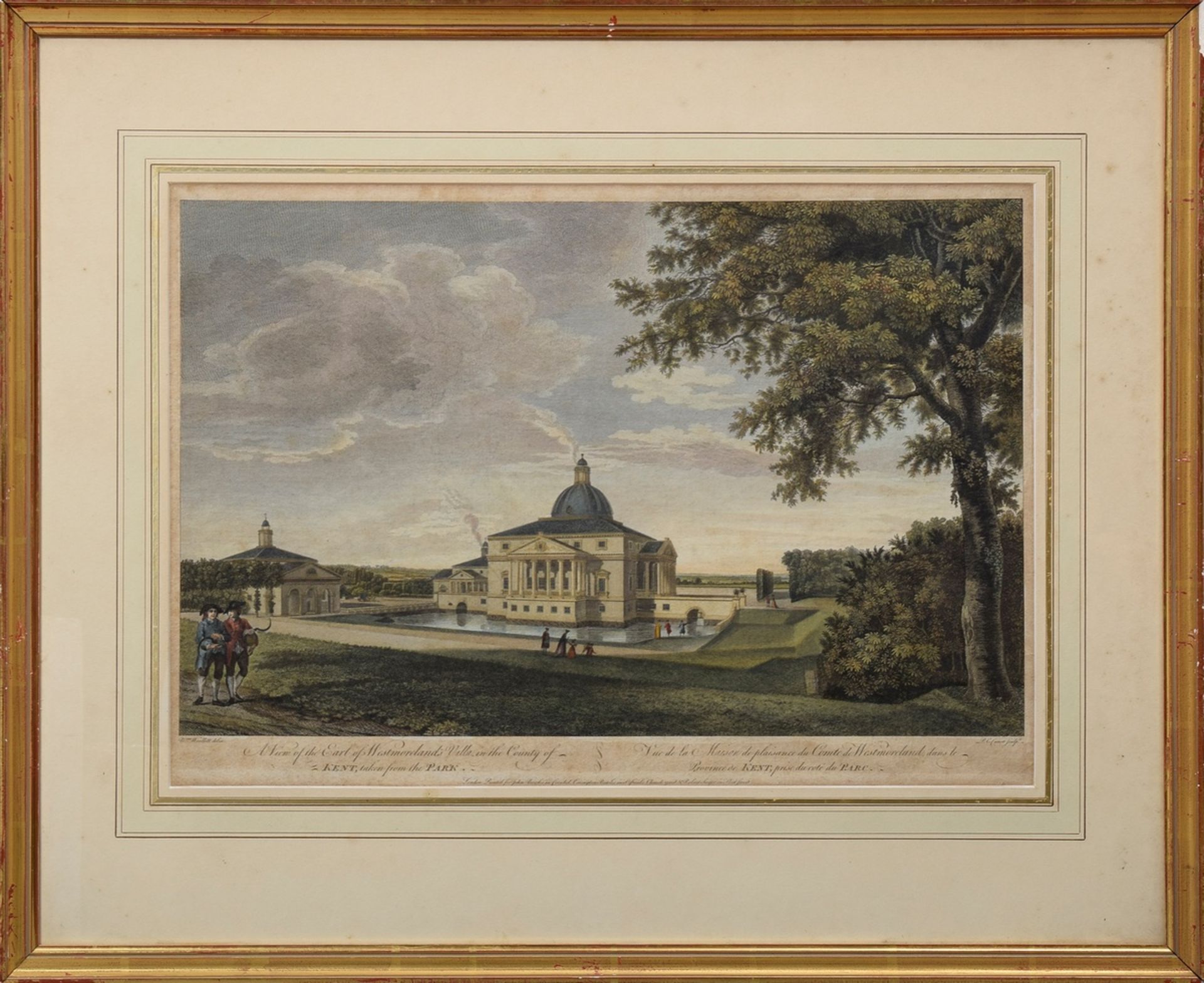 5 Diverse "Englische Gärten", 3x William Woollett (1735-1785), 1x Luke Sullivan (1705-1771), 1x Wil - Bild 14 aus 18