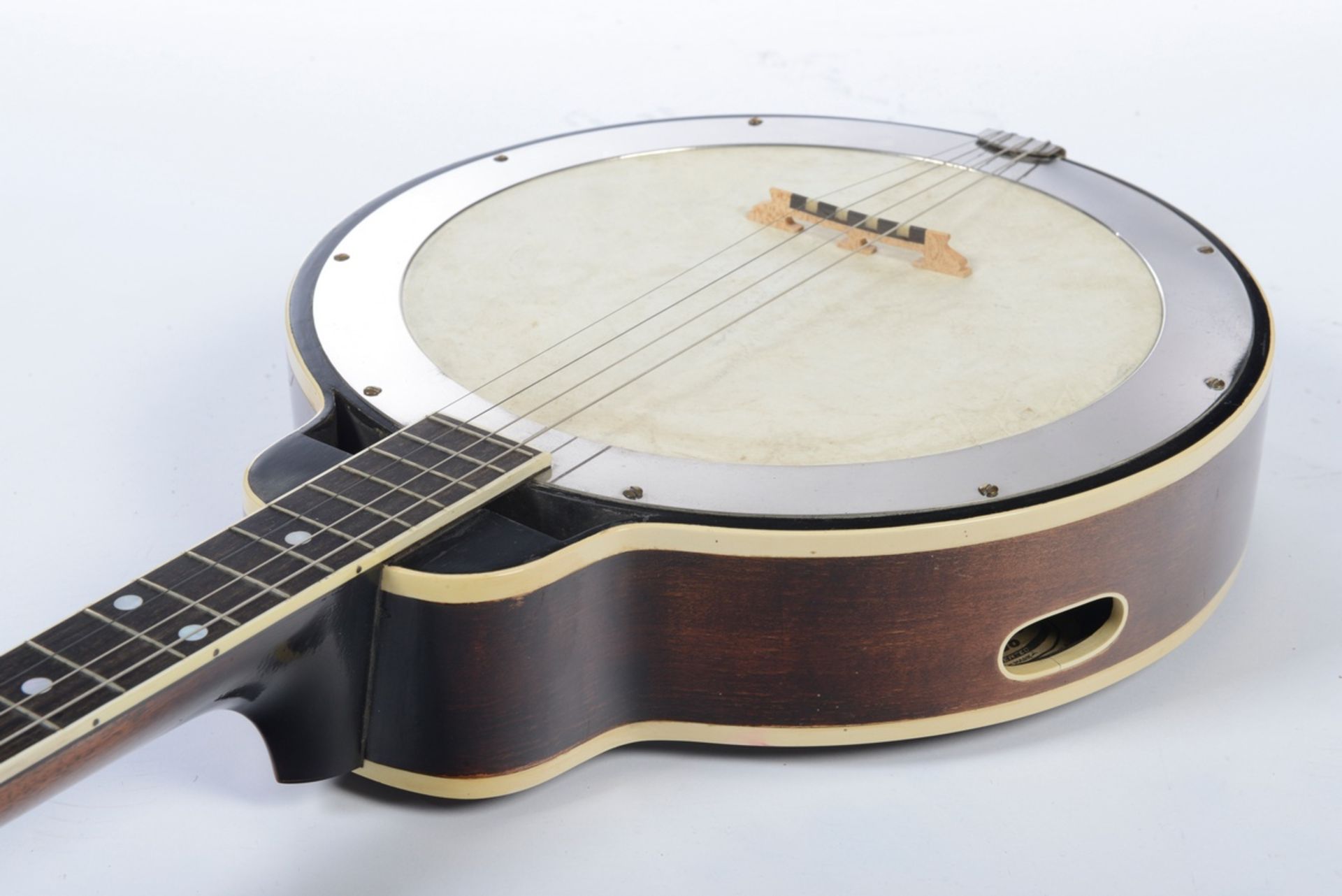 Tenor Banjo, A.J. Reger/Philadelphia Pennsylvania, direkte Stimmwirbel, 20 Bünde, Lyra-Kopf, zentra - Bild 11 aus 15