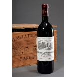 12 Flaschen 1990 Chateau la Tour de Mons, Margaux, Bordeaux, Rotwein, 0,75l, enthält Sulfite