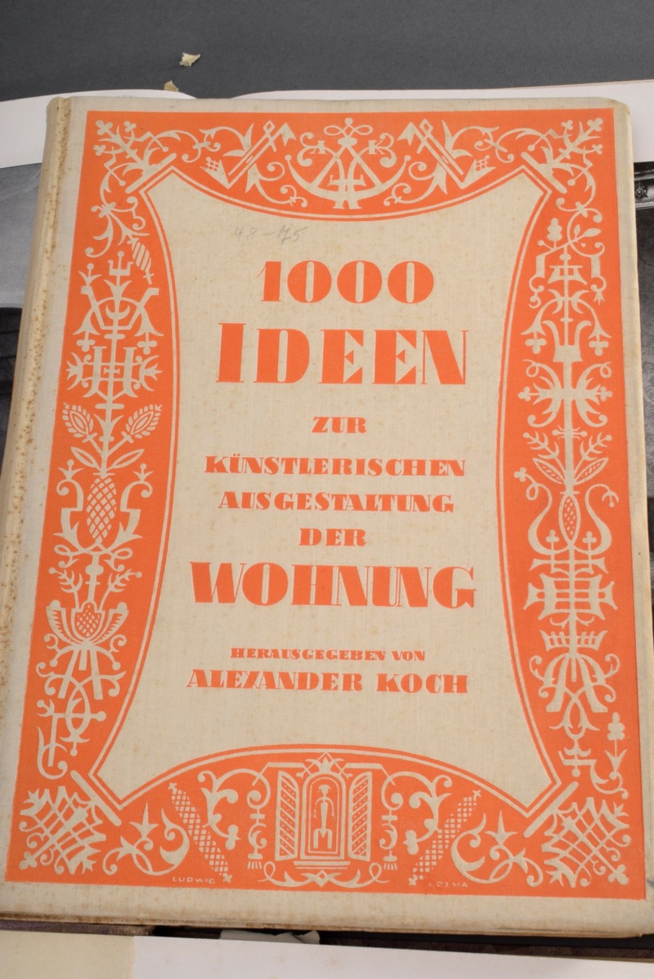 12 Various books on interior and garden design of the 1910-30s, 4x "Gartenschönheit", "Mein Stadt u - Image 4 of 7
