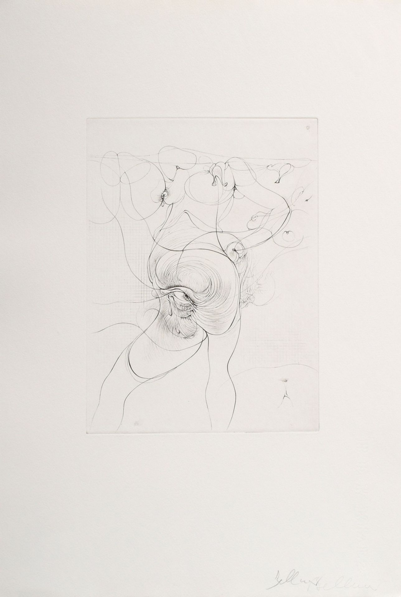 7 Bellmer, Hans (1902-1975) "Female", etchings, u. inscr., printer's proofs, PM 12x8,2-30,3x21,4cm, - Image 17 of 17