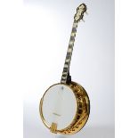 Tenor Banjo, The Bacon Banjo Co. Inc., Groton Connecticut, Modell Silver Bell No.6 Ne Plus Ultra, U