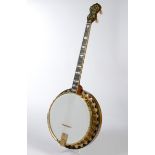 Tenor Banjo, The Vega Company, Boston Massachusetts, Modell Vegaphone Artist, USA 1924, Seriennumme