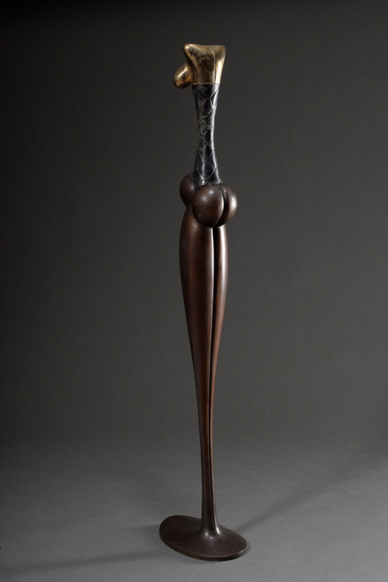 Wunderlich, Paul (1927-2010) "Palmenleib" 1980, 17/250, bronze patinated, sign./num., foundry stamp - Image 3 of 8