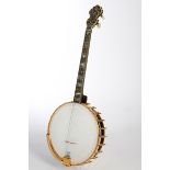 Tenor Banjo, Orpheum, William L. Lange, New York, Modell No.3, USA 1920, Seriennummer 011314, gesch