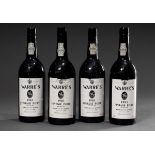 4 Flaschen 1983 Vintage Port Warre´s, bottled 1985, Porto, Portugal, 0,75l, (aus temperierter Kelle