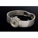 WG 585 VOTRE Damenarmbanduhr mit Diamantlünette (zus. ca. 0.48ct/VSI/W), Stundenindizes, Handaufzug