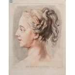Bonnet, Louis Marin (1736-1793) "Etudes des trois Graces" nach Carle Vanloo (1705-1765), Radierung
