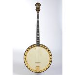 Tenor Banjo, The Vega Company, Boston Massachusetts, Modell Vegaphone Artist, USA 1929, Seriennumme