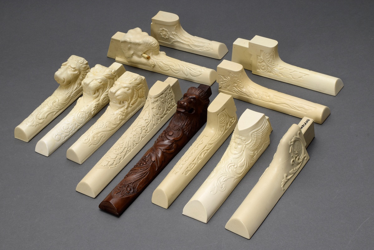 12 Positive mass casts of various banjo heels, from the Kaspar Herde Collection - Image 2 of 6