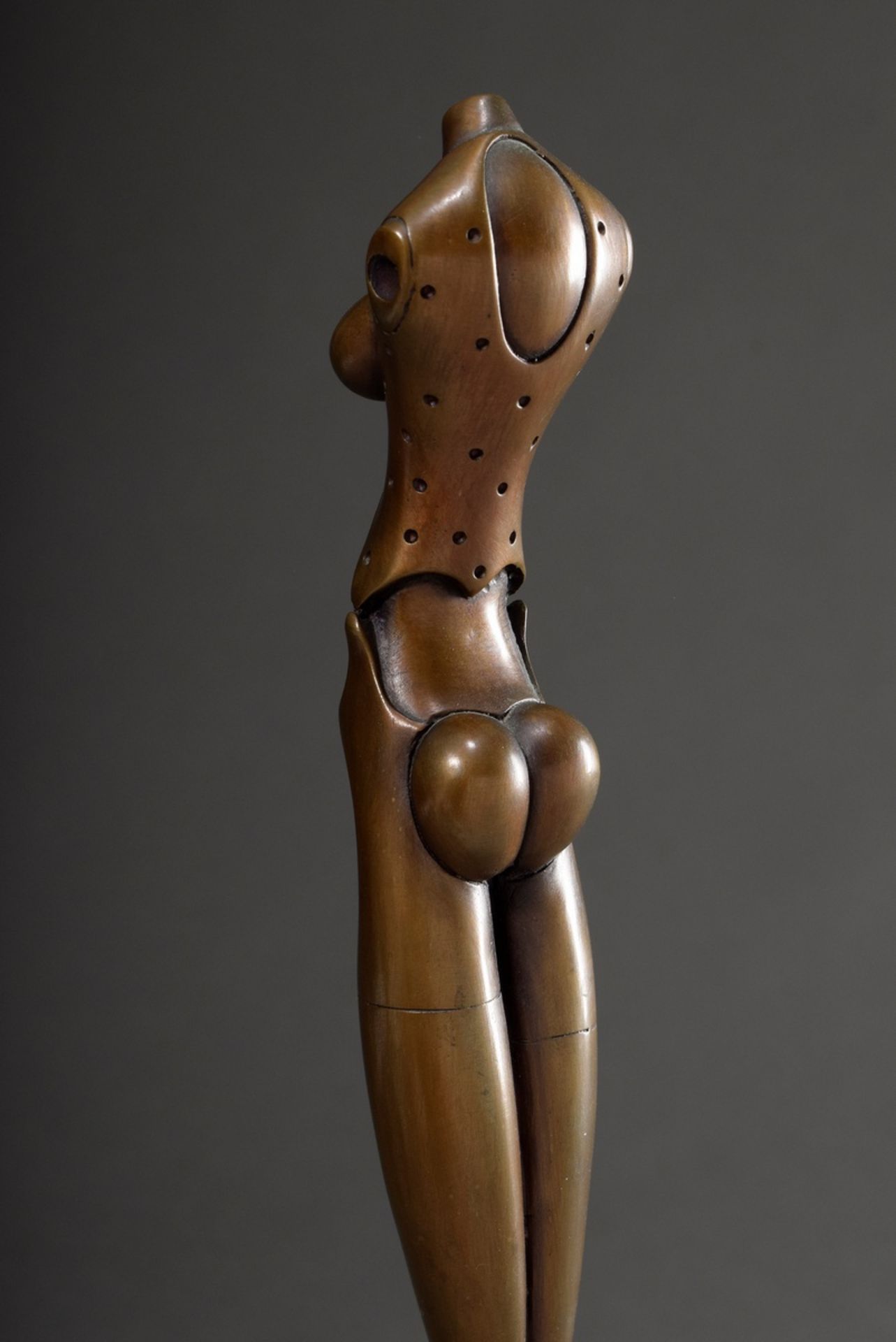 Wunderlich, Paul (1927-2010) "Eva" 1980, 379/1250, bronze patinated, monogr./num., h. 37cm, min. sc - Image 2 of 7