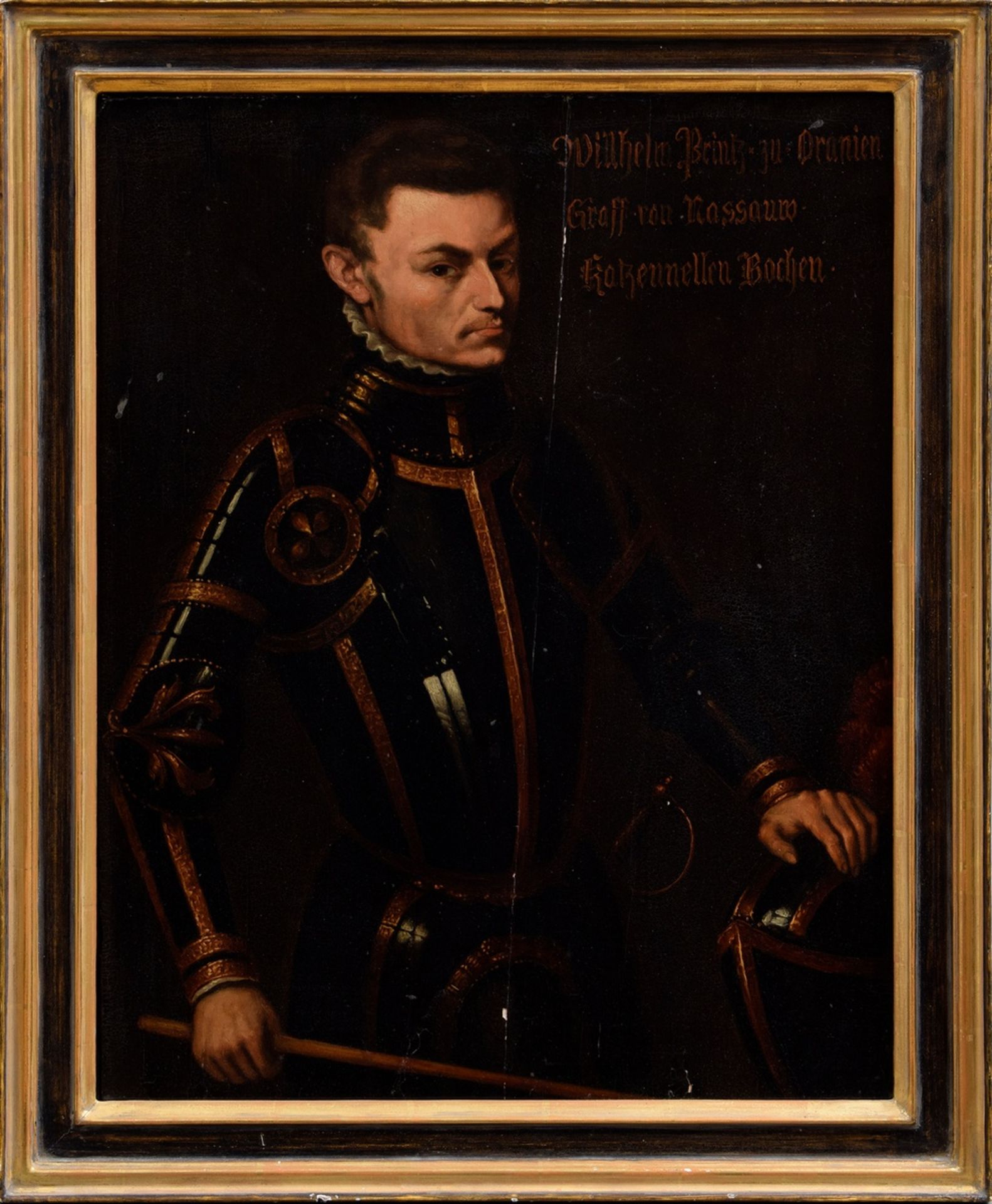 Unbekannter Kopist des 17./18.Jh. nach Anthonis Mor (1517-1576) "Willhelm Prinz zu Oranien Graff vo - Bild 2 aus 11