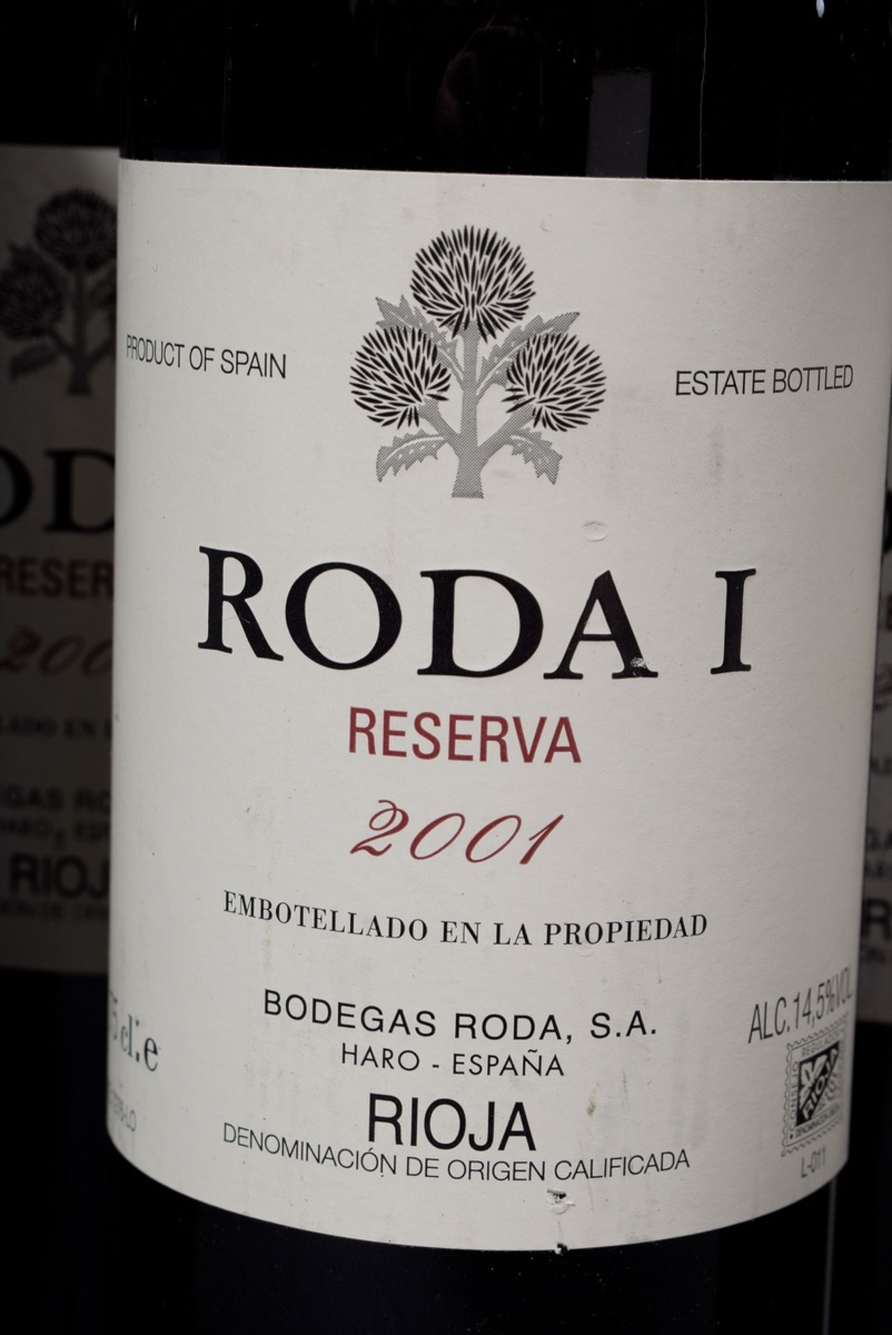 11 Bottles 2001 Bodegas Roda 'Roda I' Reserva, Rioja DOCa, Spain, red wine, 0,75l., contains sulphi - Image 2 of 4