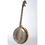 Tenor Banjo, Paramount William L. Lange, New York, Modell Style A, USA 1928, Seriennummer 12757, kl