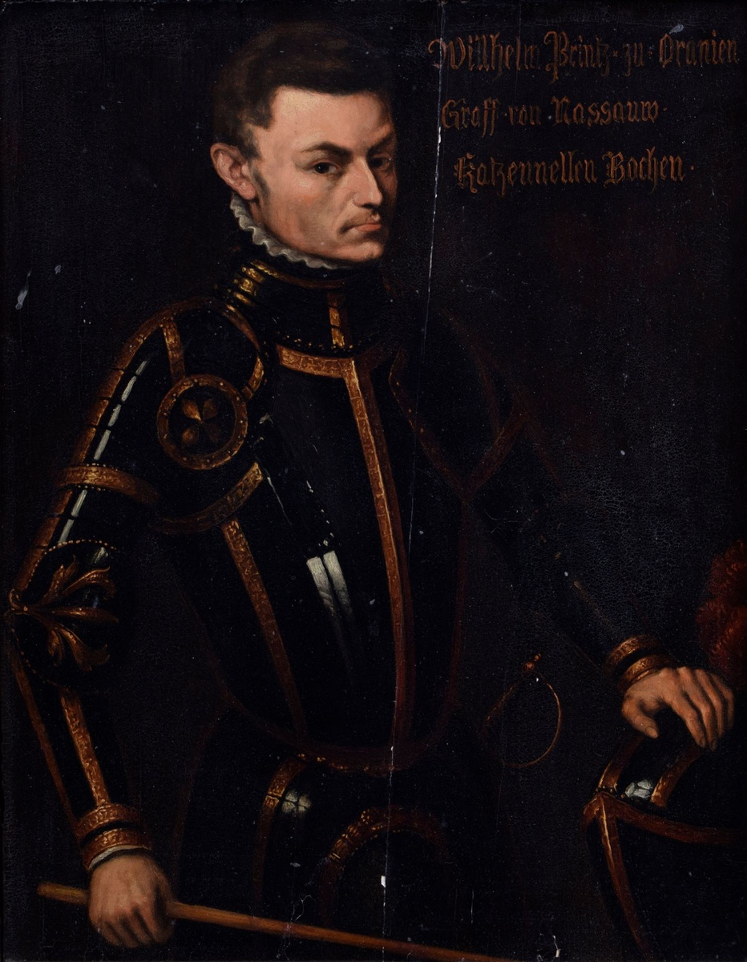 Unbekannter Kopist des 17./18.Jh. nach Anthonis Mor (1517-1576) "Willhelm Prinz zu Oranien Graff vo