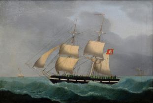 Petersen, Lorenz (1803-1870) "Johannes of Hamburg" 1846, oil/canvas, doubled, b.r. sign./dat., 41x6