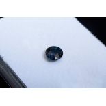 Runder facettierter Saphir (ca. 1ct, 6,3x3,6mm)