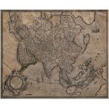Mercator-Karte "Asia ex magna orbis terre descriptionie Gerardi Mercatori Desumpta studio et indust