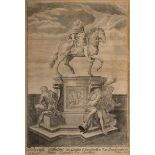 Wolfgang, Johann Georg (1662-1744) nach Johann Friedrich Wentzel (1670-1729) "Reiterstandbild: Frid