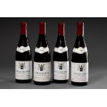 4 Flaschen 1993 Nuits Saint Georges, "Les Haute-Pruliers", Domaine Marchad de Gramont, Beaune, Rotw