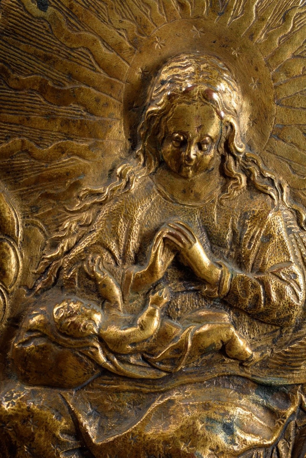 Relief "Mother of God with the Child" (based on the Crescent Moon Madonna by Albrecht Dürer), proba - Image 2 of 6