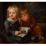 Vogel, Christian Leberecht (1759-1816) "Die Brüder" (Bildnis der beiden Söhne des Künstlers), Öl/Le