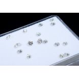 17 Diverse ungefasste Brillanten (zus. ca. 1.5ct/VSI-P2/W-C)