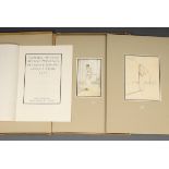 Craig, Edward Gordon (1872-1966) Mappe "Isadora Duncan. Sechs Bewegungsstudien" 1905/1906, 6 Farbli