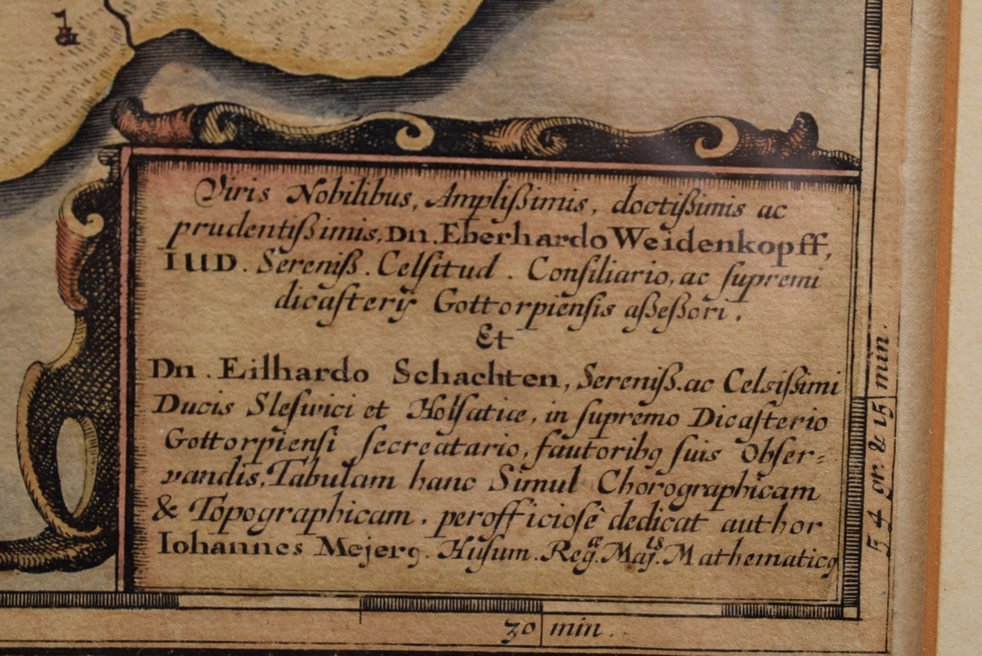 Mejer, Johannes (1606-1674) "Newe Landcarte von der Insul Helgelandt Anno 1649" and "Helgeladt in a - Image 4 of 4