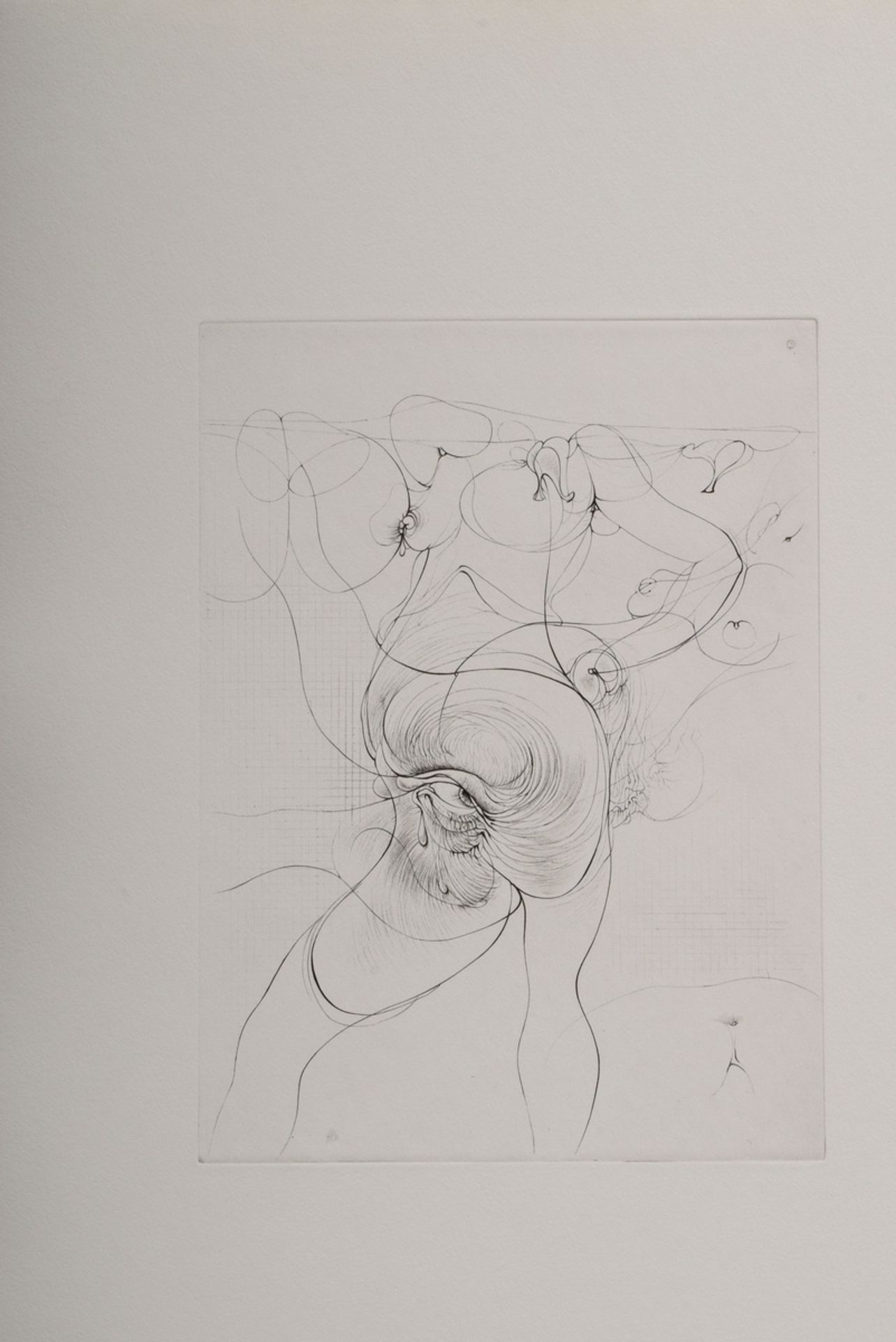 7 Bellmer, Hans (1902-1975) "Female", etchings, u. inscr., printer's proofs, PM 12x8,2-30,3x21,4cm, - Image 10 of 17
