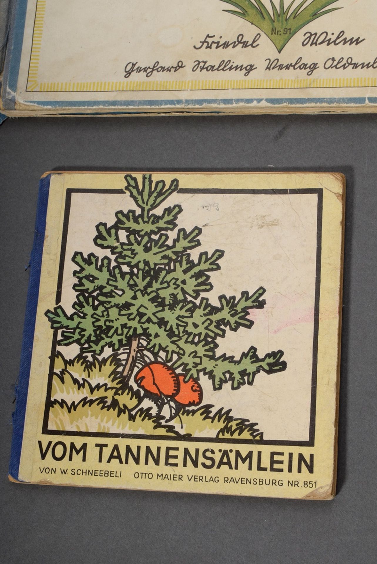 8 Various children's books: Adolf Holst "Hochzeit im Winkel"; 2x Wilhelm Busch "Schnaken und Schnur - Image 9 of 9