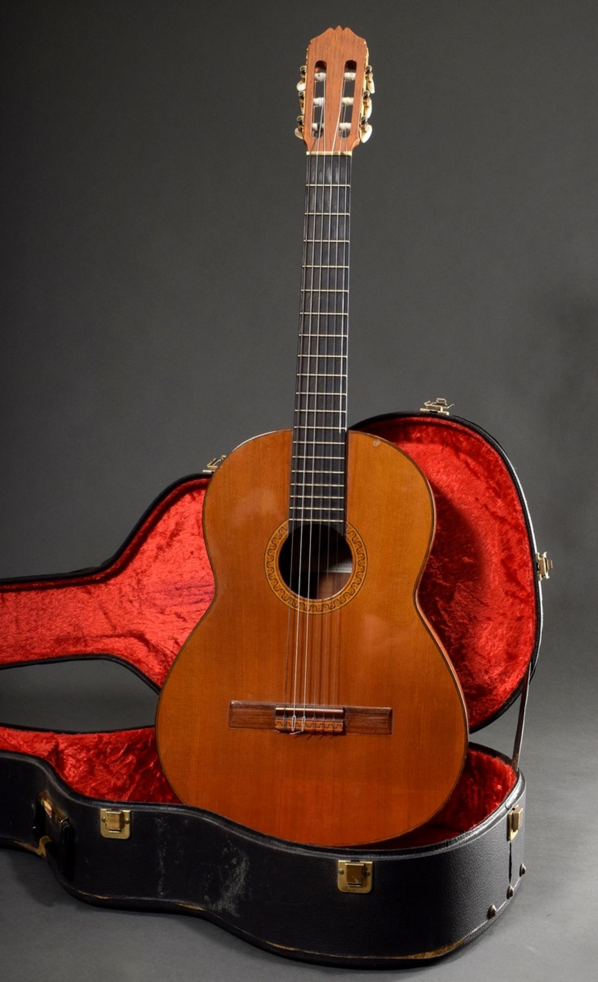 Classical guitar or Flamenco guitar, José Ramirez, Spain 1975, spruce top, back and sides of West I