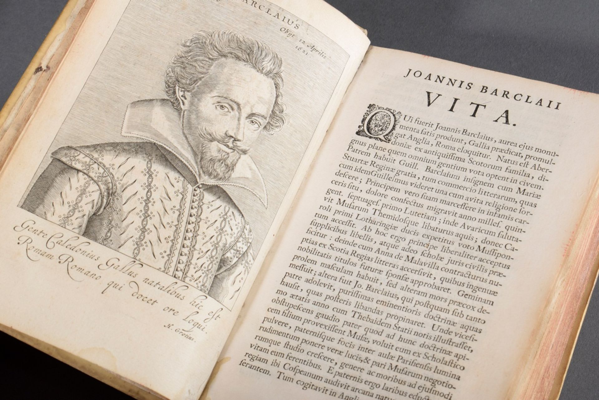 3 Bände Barclay, John (1582-1621) "Argenis" 1664, "Archombrotus et Theopompus sive Argenidis" 1669, - Bild 8 aus 8