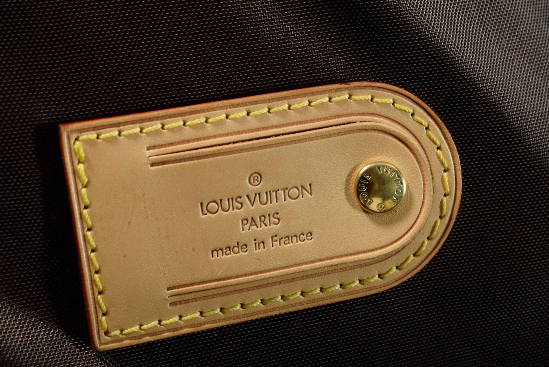 Louis Vuitton "Pégase 50" in "Monogram Canvas" with light cowhide details, gold-coloured hardware,  - Image 6 of 6